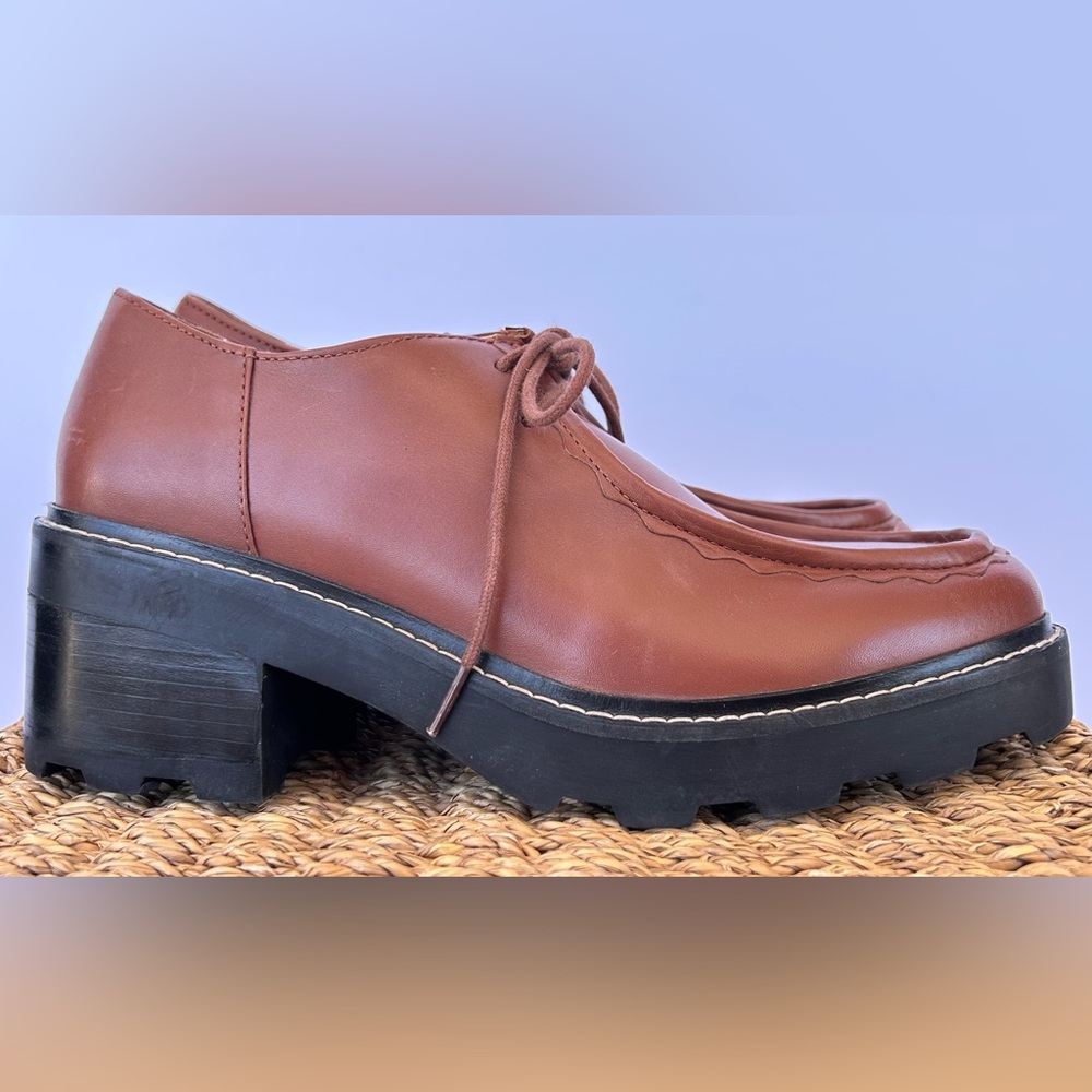 Madewell‎ Women’s The Hempstead Desert Boot Leather Lug Sole Size 9.5 - Picture 5 of 12